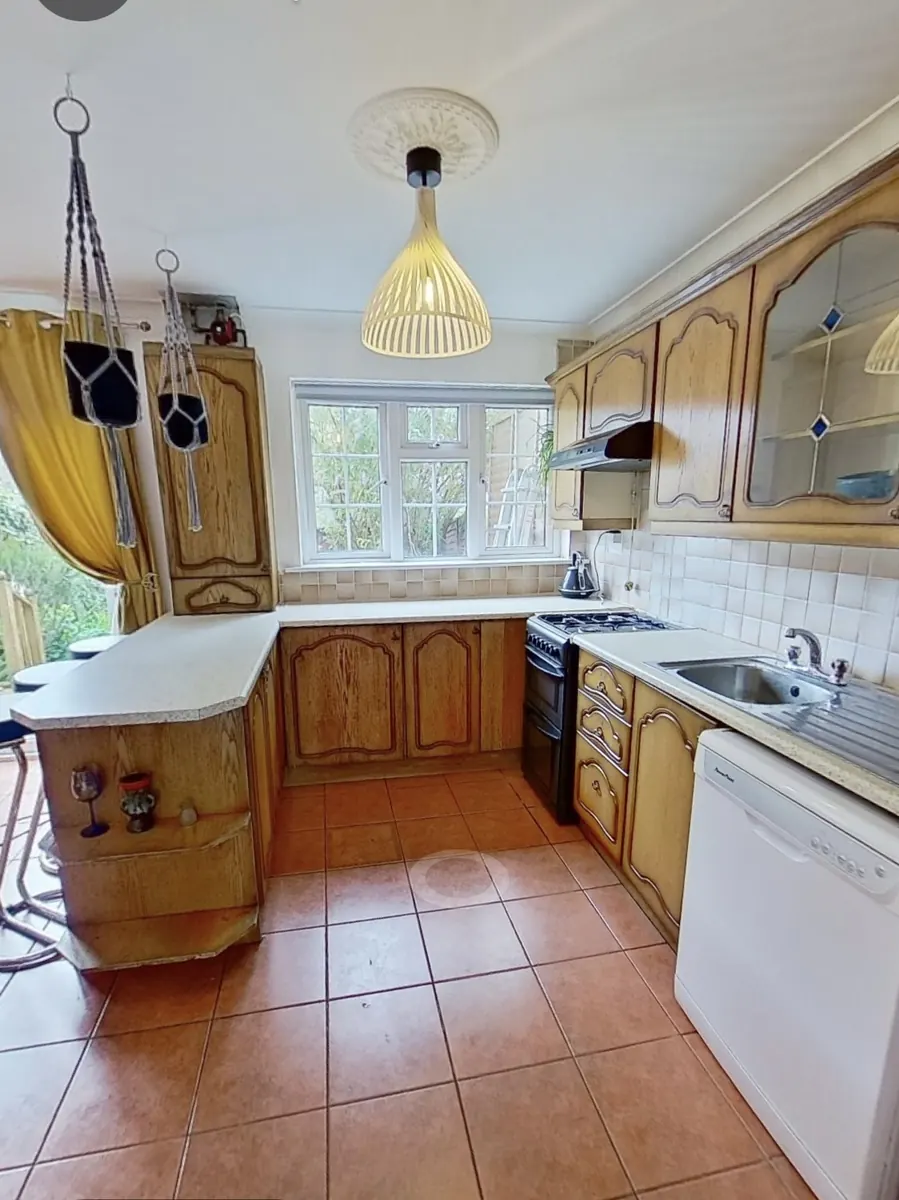Kitchen before renovation — Tallaght. Old dated kitchen before renovation.